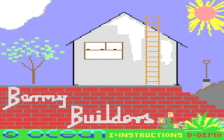 Barmy Builders Title Screen